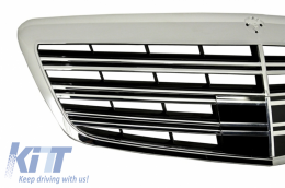 Rejilla delantera para Mercedes W221 Clase S Facelift 2011-2013 S63 S65 Diseño-image-57113