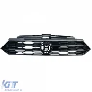 Rejilla deportiva negra brillante adecuada para VW T-Roc 2017-2021-image-6207720