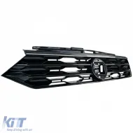 Rejilla deportiva negra brillante adecuada para VW T-Roc 2017-2021-image-6207724