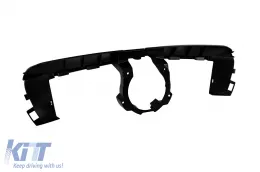 Rejilla estilo GT cromada/negra adecuada para Mercedes GLS X167 2020-2023 con apertura para cámara-image-6145884