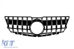 image-54-Rejilla estilo GT cromada/negra adecuada para Mercedes GLK X204 2008-2012