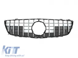 image-29-Rejilla estilo GT cromada/negra adecuada para Mercedes SL R231 2012-2016