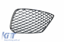 Rejilla inferior de parachoques para Mercedes Clase S W222 13-17 S63 Look Cromo--image-6054015