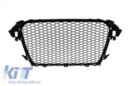 Rejilla para AUDI A4 B8 Facelift 12-15 Difusor aire Puntas silenciador RS Look-image-6026886