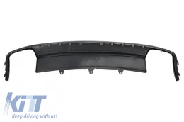 Rejilla para AUDI A4 B8 Facelift 12-15 Difusor aire Puntas silenciador RS Look-image-6026891