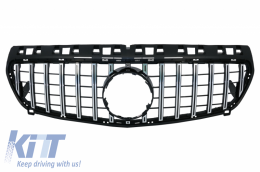image-11-Rejilla para Mercedes A W176 12-08.15 A45 GT-R Panamericana Look Negro Cromo