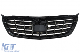 Rejilla para Mercedes Clase S W222 14-08.20 S63 S65 Design negro brillante-image-6003360