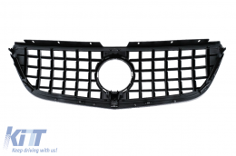 Rejilla Parrilla para Mercedes Vito W447 2020+ GTR Panamericana Look Negro Cromo-image-6128645