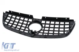 Rejilla Parrilla para Mercedes Vito W447 2020+ GTR Panamericana Look Negro Cromo-image-6128646