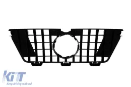 Rejilla tipo GT cromada/negra adecuada para Mercedes GL X164 2007-2009, adecuada para parachoques delantero A Design-Line-image-6138031
