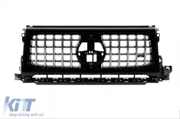 Rejilla tipo GT cromada/negra con cubiertas de faros adecuada para Mercedes G-Class W465 después de 2025-image-6237127