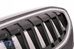 Rejillas Riñón LED para BMW Serie 3 G20 Sedan G21 Touring 2019-2022 Negro Brillante-image-6106893