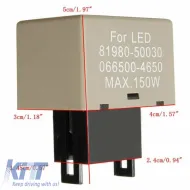 Relay Flasher suitable for LED 12 Volt 8P 1 Pc-image-6313867