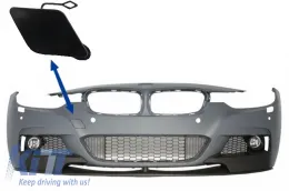 image-11-Remolcar Gancho Cubrir Parachoques delantero para BMW Serie 3 F30 F31 2011+ M-tech M Performance Look