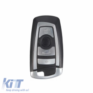 Remote Key Shell Case suitable for BMW Series 1 F20 F21 / 3 F30 F31 / 4 F32 F33 F36 / 5 F10 F11 / 6 F06 F12 F13 / 7 F01 F02 F03 F04 / X3 F25 / X4 F26 1 Pc