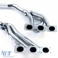 Renn-Edelsstahl-Auspuffkrümmer geeignet für BMW 5er E34 520i 24V + 525i 24V M50-image-6209549