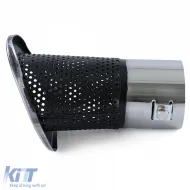 Rennsport Edelstahl Auspuffendrohr Leistung universell 92mm x 125mm-image-6201146