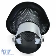 Rennsport Edelstahl Auspuffendrohr Leistung universell 92mm x 125mm-image-6201151
