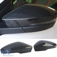 image-38-Replacement mirror cap set carbon-look for Skoda Octavia 5E 2012-2020