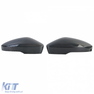 Replacement mirror cap set carbon-look for Skoda Octavia 5E 2012-2020-image-6257666