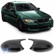 Replacement mirror caps carbon look suitable for 3 Series BMW E90 E91 pre-facelift