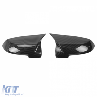 Replacement mirror caps carbon look suitable for BMW F10 F11 F06 F012 F13 F01 F02-image-6261491