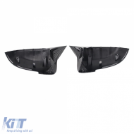 Replacement mirror caps carbon look suitable for BMW F10 F11 F06 F012 F13 F01 F02-image-6261494