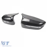 Replacement mirror caps carbon look suitable for BMW G20 G21 G30 G31 G11 G14 G15-image-6268335