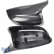 Replacement mirror caps carbon look suitable for BMW G20 G21 G30 G31 G11 G14 G15-image-6268336