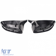 Replacement mirror caps carbon look suitable for BMW G20 G21 G30 G31 G11 G14 G15-image-6268337