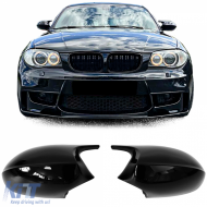 Replacement mirror caps gloss black fits BMW E81 E82 E87 E88 pre-facelift