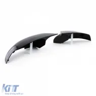 Replacement mirror caps gloss black fits for BMW F10 F11 F06 F012 F13 F01 F02-image-6278126