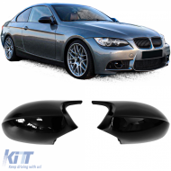 image-13-Replacement mirror caps gloss black suitable for 3 Series BMW E92 E93 pre-facelift