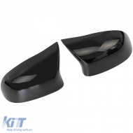 Replacement mirror caps gloss black suitable for BMW X3 F25 X4 F26 X5 F15 X6 F16-image-6261518