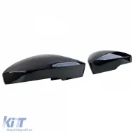 Replacement mirror caps set gloss black for Skoda Octavia 5E 2012-2020-image-6277982