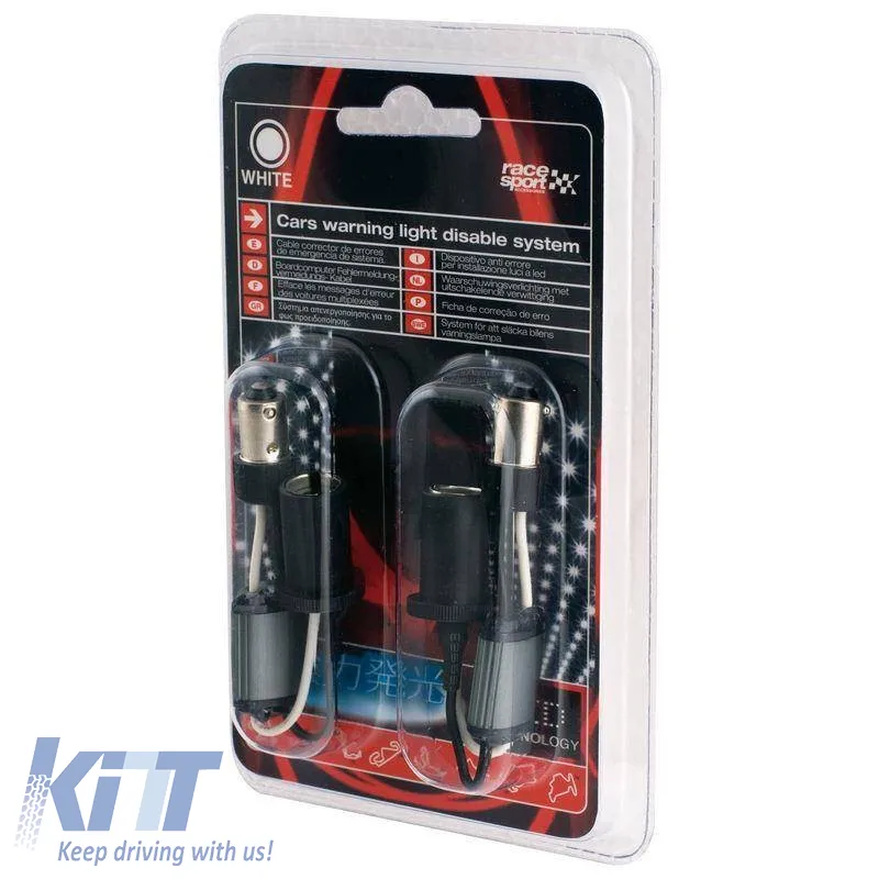 Resistors Canceller Canbus suitable for LED with BAX9S socket Plug & Play 5W 2pc