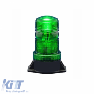 Revolving Warning Light Led 12V / 24V Green 15159