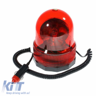 Revolving Warning Light Magnetic 12V 12x15.5cm Red