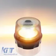 Revolving Warning Light Magnetic Osram LEDguardian Road Flare Signal 3.7Volt 2000K 90.6 x 72.6 mm Orange LEDSL104-image-6308626