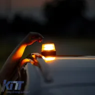 Revolving Warning Light Magnetic Osram LEDguardian Road Flare Signal 3.7Volt 2000K 90.6 x 72.6 mm Orange LEDSL104-image-6308633