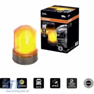 Revolving Warning Light Osram Beacon Light H1 24Volt 2200K 150 x 193 mm Orange RΒL101-image-6308684