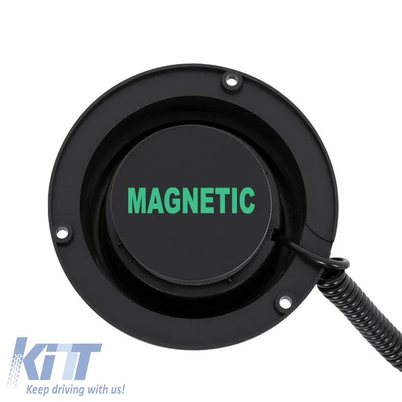 Revolving Warning Light suitable for 12V & 24V Magnetic 12x11cm Orange