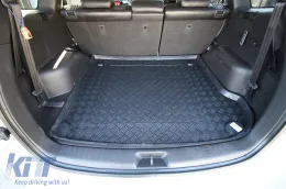 Rezaw-Plast Polyethylen Kofferraummatte geeignet für Hyundai Santa Fe 2006-2012, 7 Sitze-image-6238960