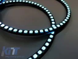 RGB Angel Eyes autopro BMW 3-as E36 1990-1998 sedan/wagon/coupe/compact, 5-ös sorozat E39 1995-2000, 7-es sorozat E38 1994-2001-image-6129153