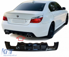 Ribbed diffuser suitable for BMW E60 E61 High Class with clips