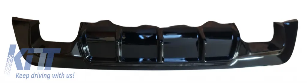Ribbed diffuser suitable for BMW E60 E61 High Class with clips