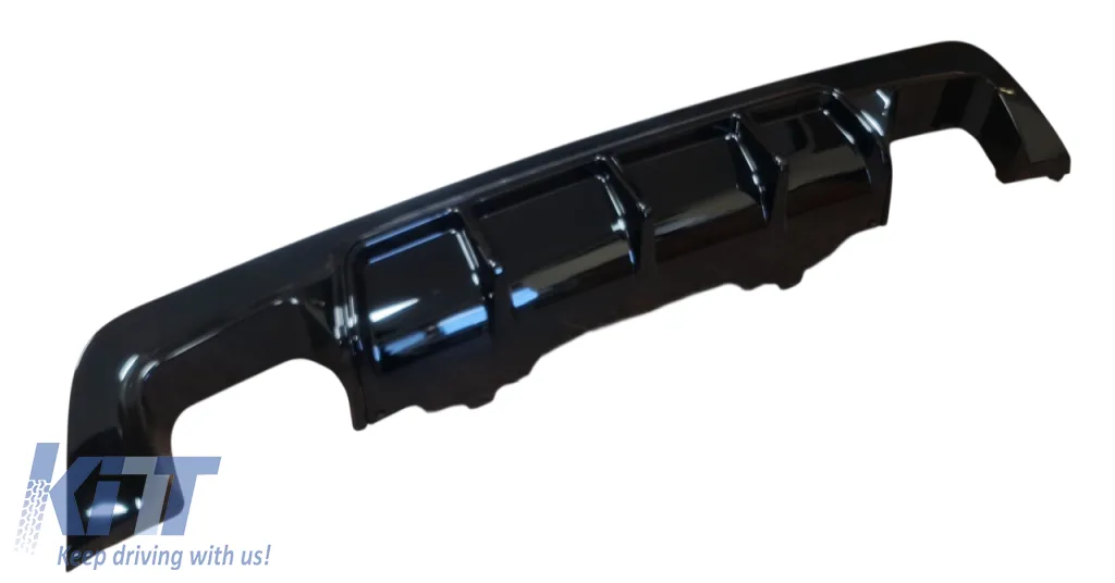 Ribbed diffuser suitable for BMW E60 E61 High Class with clips