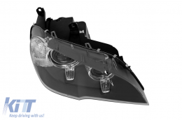 Right Adaptive Xenon headlight suitable for BMW X5 E70 LCI 2011-2013 with black base-image-6256898