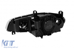 Right Adaptive Xenon headlight suitable for BMW X5 E70 LCI 2011-2013 with black base-image-6256900