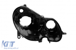 Right halogen headlight housing suitable for Mercedes E-Class W211 Sedan, S211 2006-2008 - ABMEHL6007483